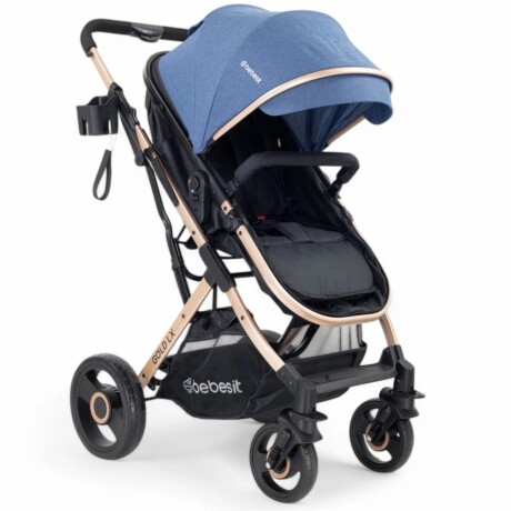 Coche VOX GOLD, Ruedas todo terreno, Asiento 2 en 1 con Moises, Bebesit color Azul Coche VOX GOLD, Ruedas todo terreno, Asiento 2 en 1 con Moises, Bebesit color Azul
