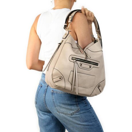 Cartera gondola Beige