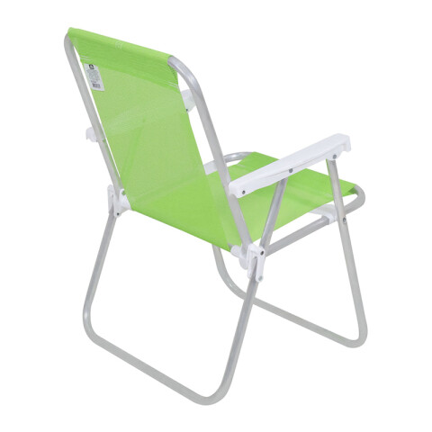 Silla Plegable de Aluminio 1 Posición VERDE