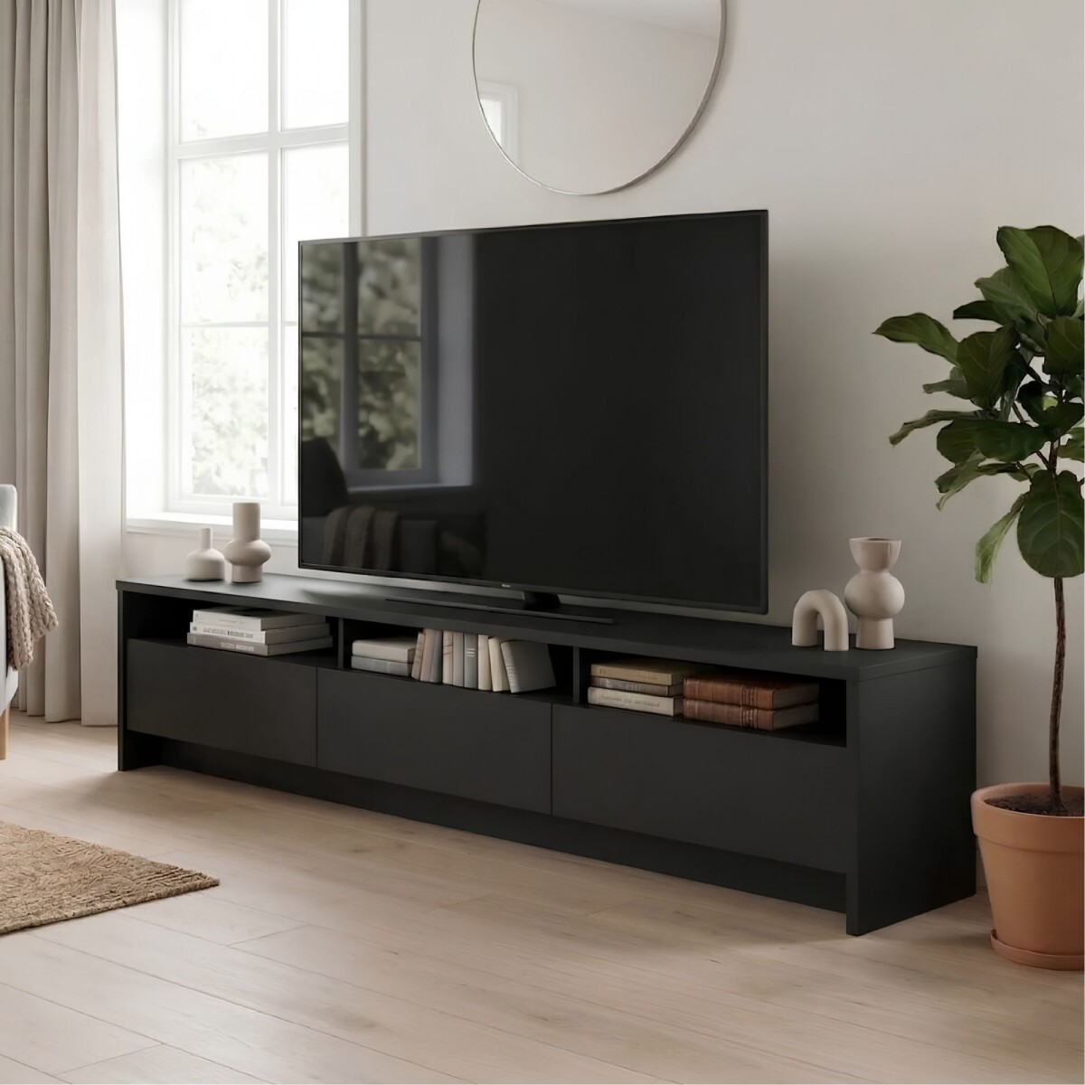 Rack de Tv 219 - Aspen - Negro 