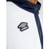 Campera Umbro De Polar Explor Hombre NU143106 Blanco-azul