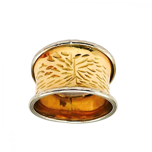 Anillo Labrado-Oro bajo-Sin Piedra-AN8185 sinpiedra