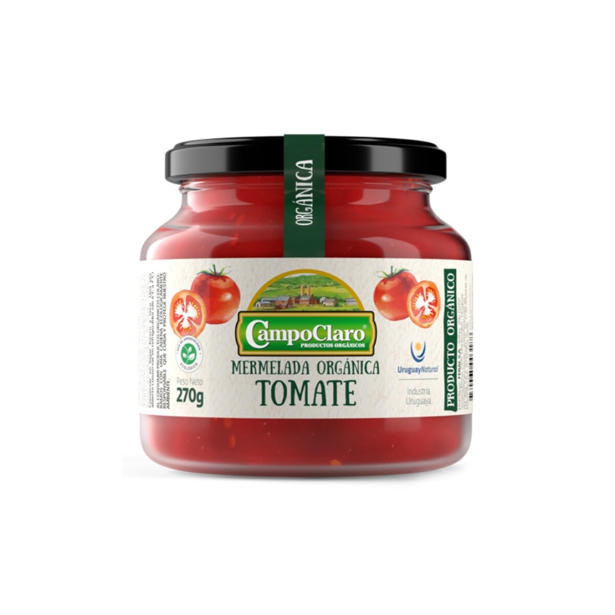 Mermelada De Tomate Orgánica Campo Claro 270g 