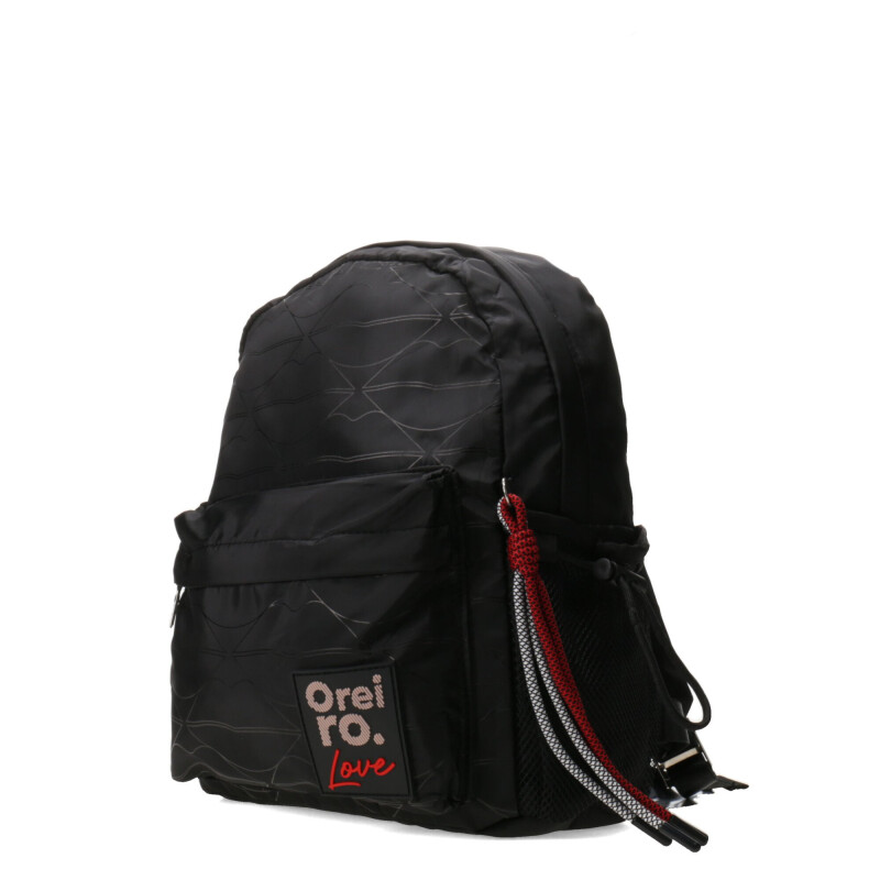 Mochila Las Oreiro Oreiro Love Negro