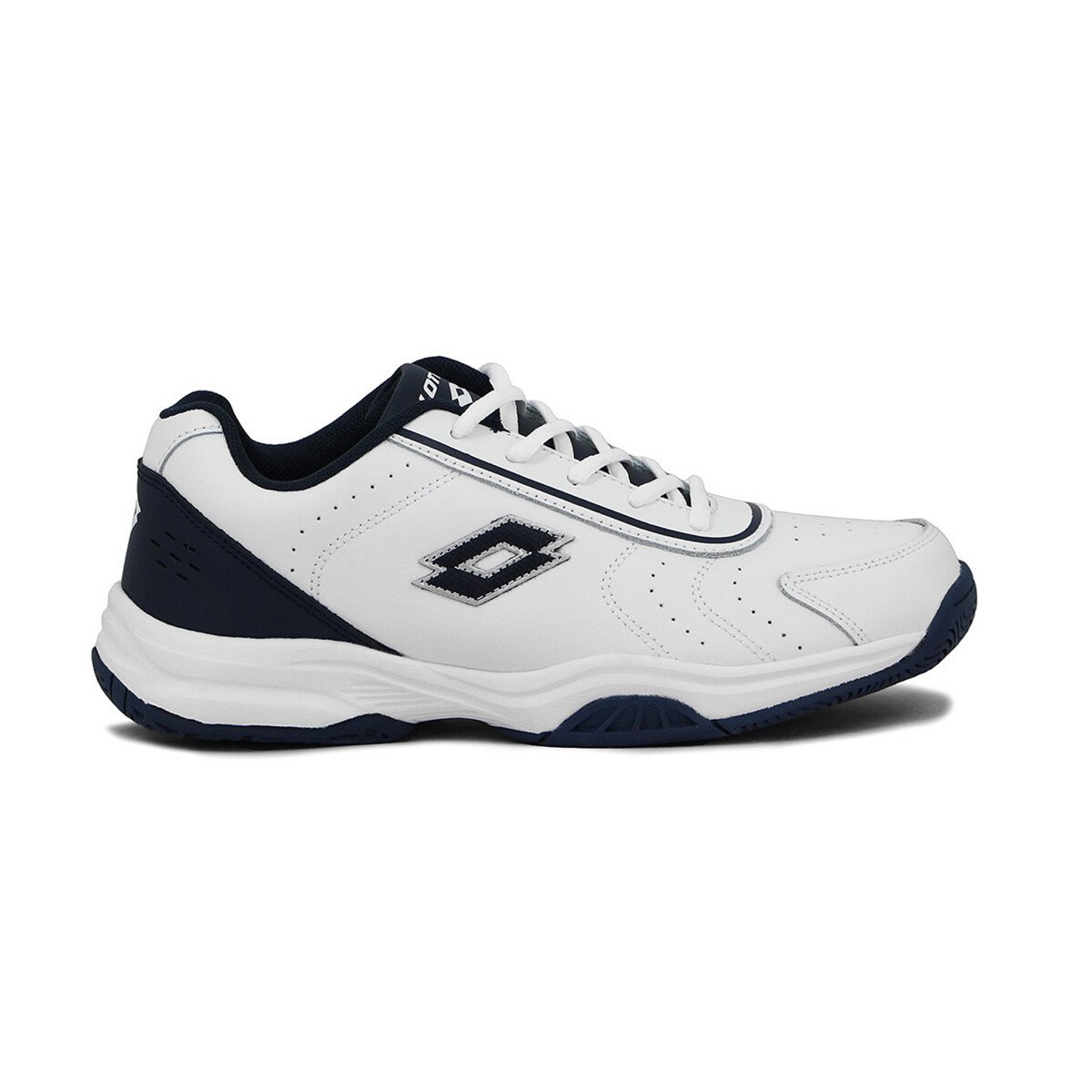 Championes Lotto SK2005 Tennis Leather - White/Dark blue 