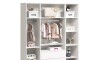 Ropero 4 Puertas 3 Cajones Infantil - Eife Blanco