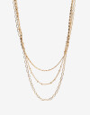 Collares Cortos Metal Set De Mix Collares - Dorado