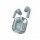 Auriculares BT Sonido Alta Calidad Ligero Estilo Compacto Celeste
