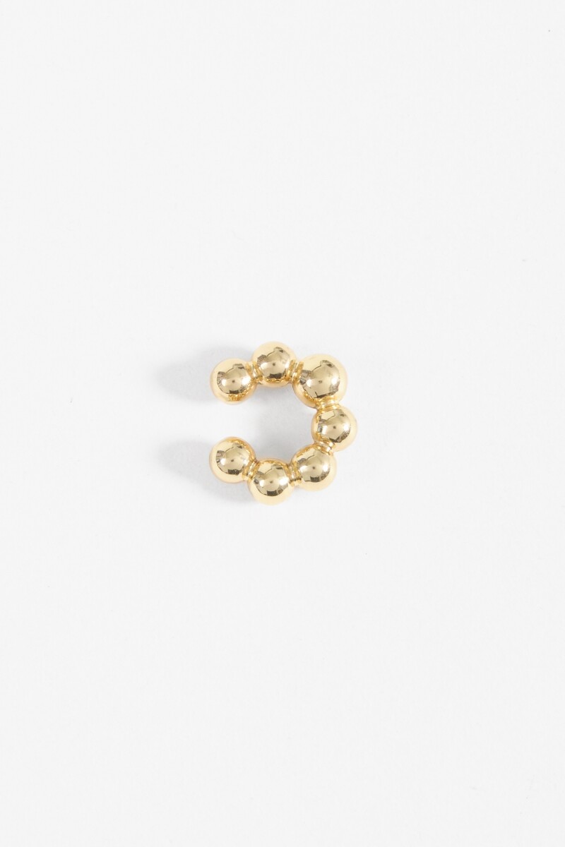 Earcuff borlas dorado