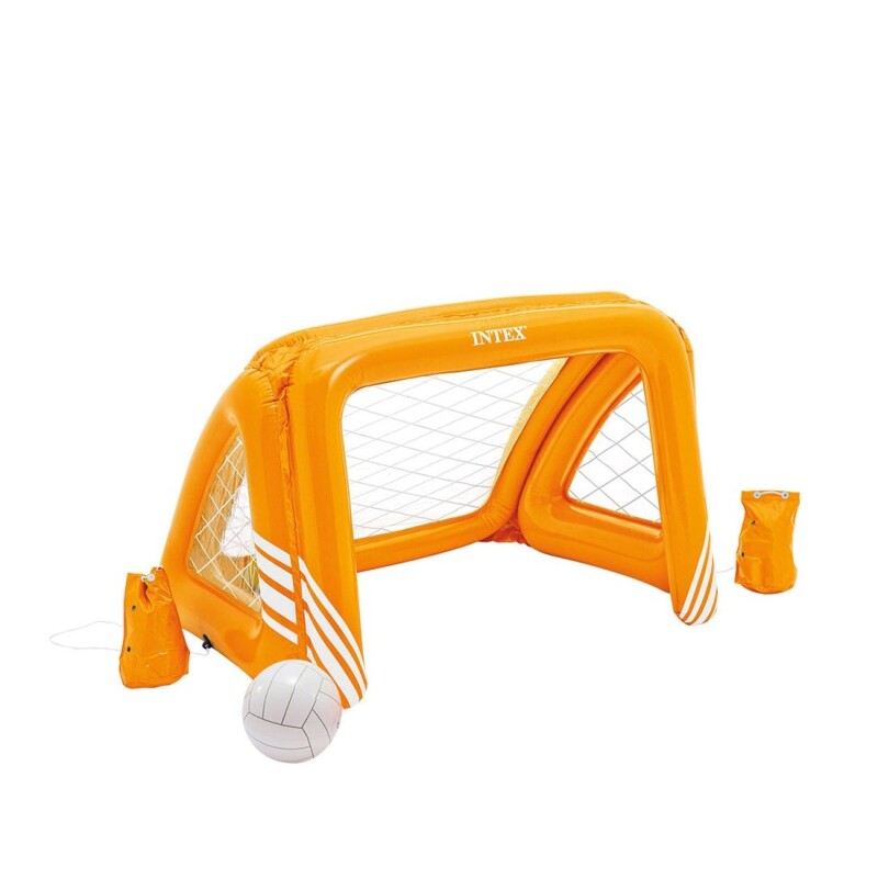 INTEX ARCO INFLABLE DE FÚTBOL - WATERPOLO + PELOTA 140 X 89 X 81 CMS Intex Arco Inflable De Fútbol - Waterpolo + Pelota 140 X 89 X 81 Cms