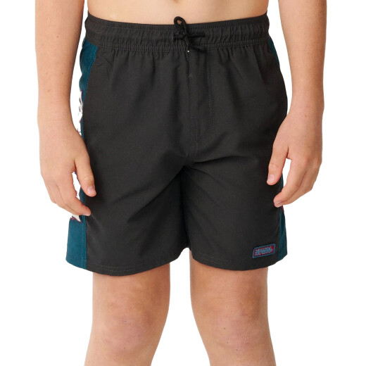 Short Rip Curl de niño Surf Shack Panel - Negro Short Rip Curl de niño Surf Shack Panel - Negro