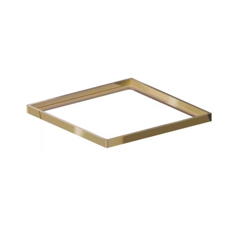ELLEVE Soporte de receptaculos cuadrado 100 mm dorado Elleve Soporte De Receptaculos Cuadrado 100 Mm Dorado