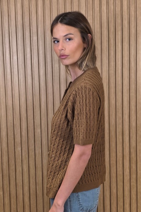 Cardigan Mora Ocre