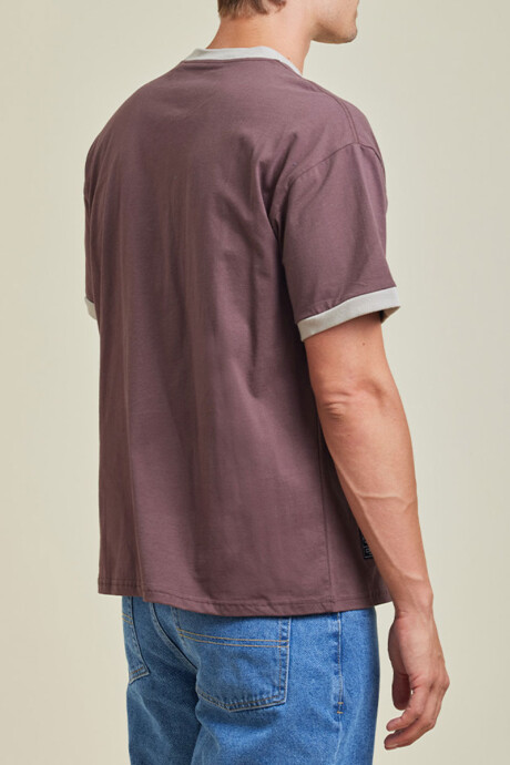 T-SHIRT RUNEL RUSTY Marrón