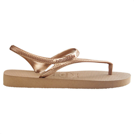 Havaianas Flash Urban Calzado Chancleta Ojota Playa Rosa Gold