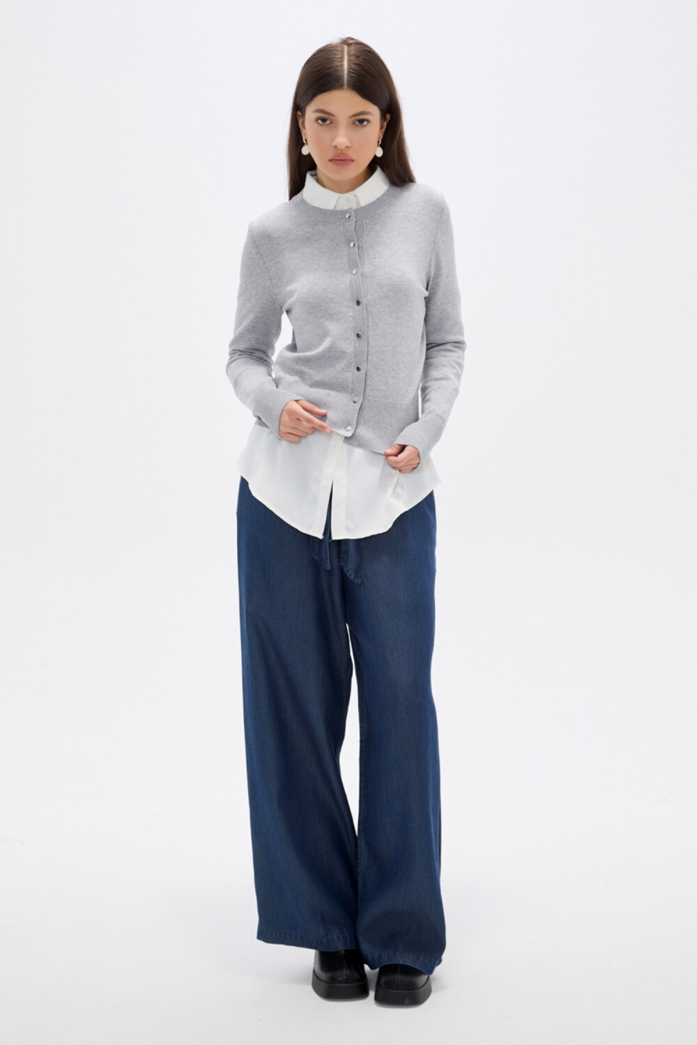 Saco Sylven Gris Melange Medio