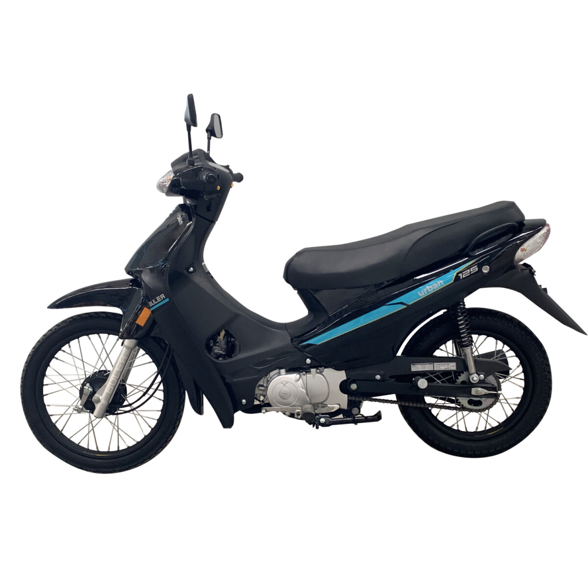 Motocicleta Buler Urban 125cc - Rayos - Negro 