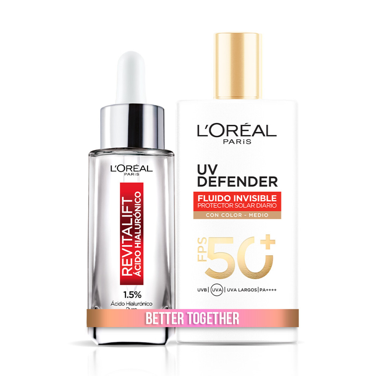 Pack L'Oreal Revitalift Protector Solar Fps 50 + Sérum 