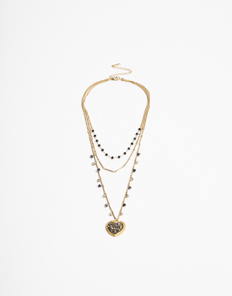 Collares Largos Color Collar Largo Barroco - Dorado Antique Gold