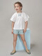 Camiseta Con Bordado Blanco