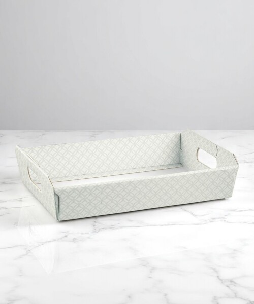 Bandeja 31x22x9 cm. - MATELASSE GRIGIO PERLA Bandeja 31x22x9 cm. - MATELASSE GRIGIO PERLA