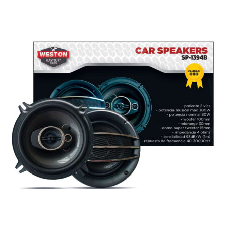 Parlante Potencia Subwoofer 5 Pulgadas 2 Vias 300W Weston
