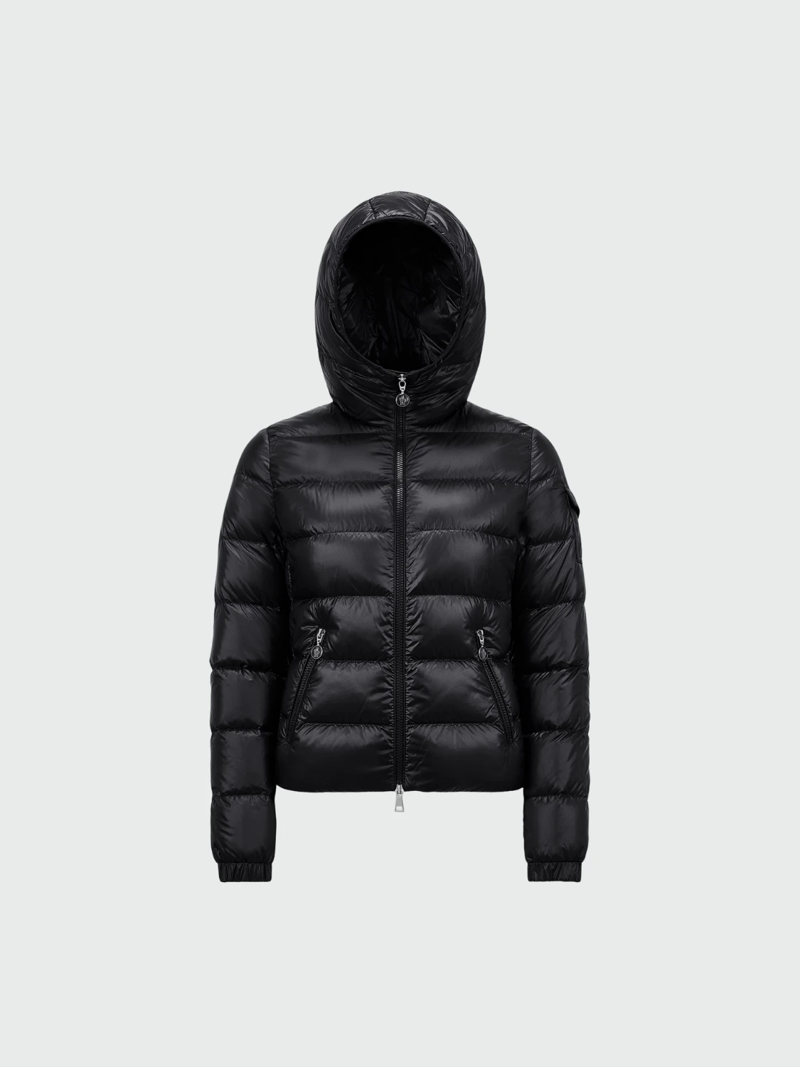 Moncler - Plumífero Corto con Capucha GLES Negro