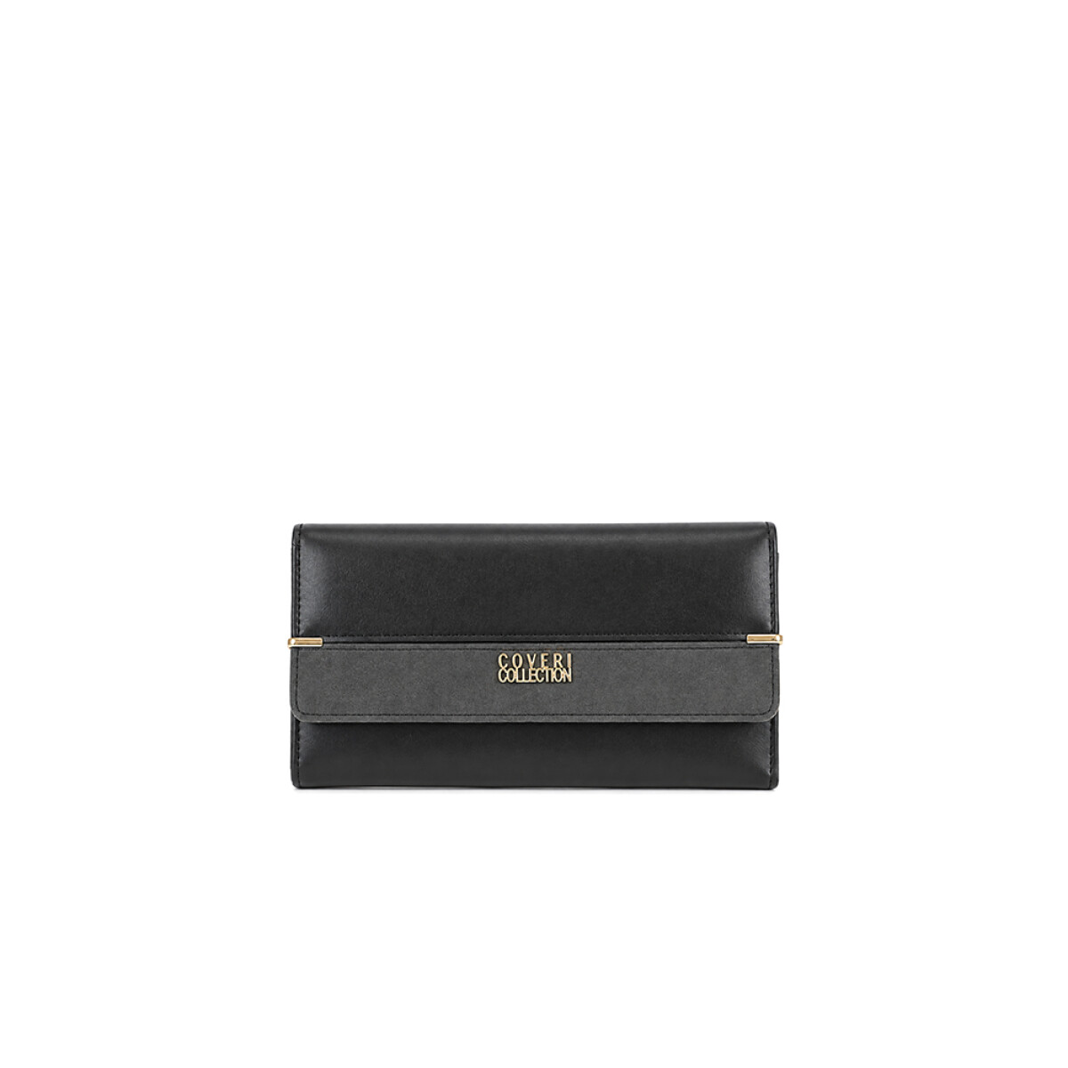BILLETERA COVERI LARGA - NEGRO 