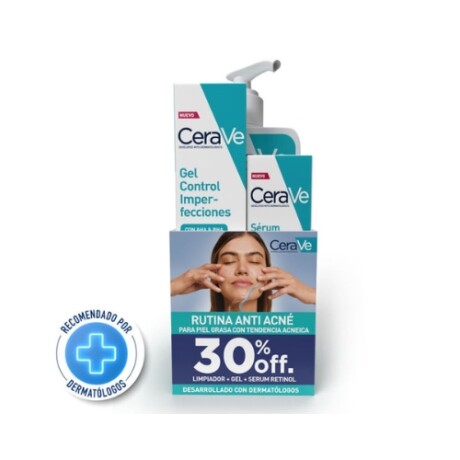 PACK ANTI-ACNÉ CERAVE - EDICIÓN LIMITADA - Limpiador + Gel Imperfecciones + Sérum Retinol (30% DTO) PACK ANTI-ACNÉ CERAVE - EDICIÓN LIMITADA - Limpiador + Gel Imperfecciones + Sérum Retinol (30% DTO)