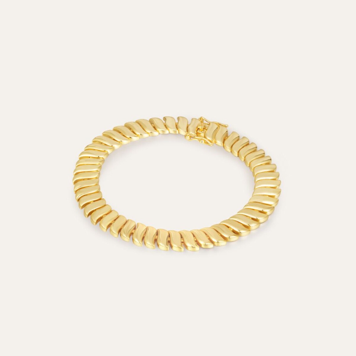 Pulsera Honey - Plata y Baño de Oro 