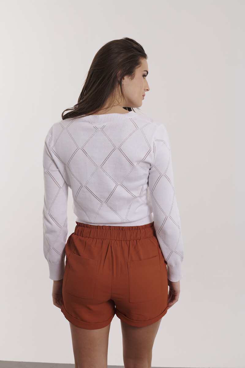 SHORT LINA LADRILLO