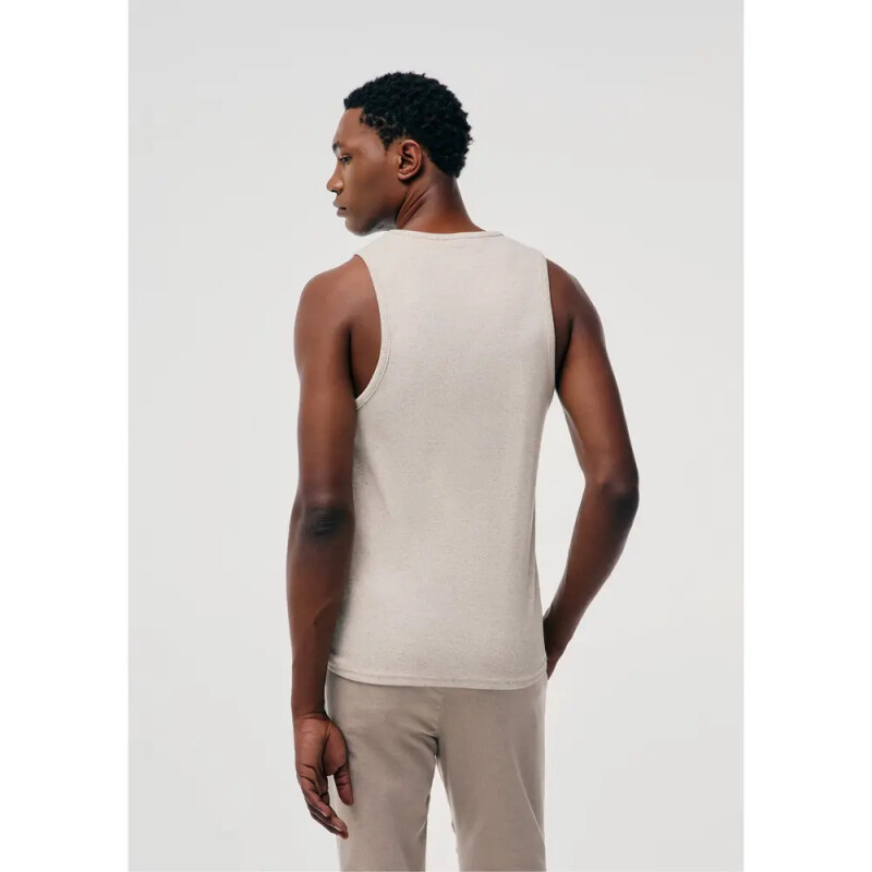 CAMISETA REGATA MASC OFF WHITE