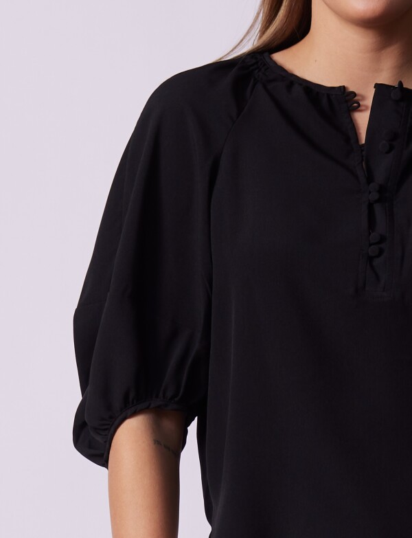 Blusa Gasa NEGRO