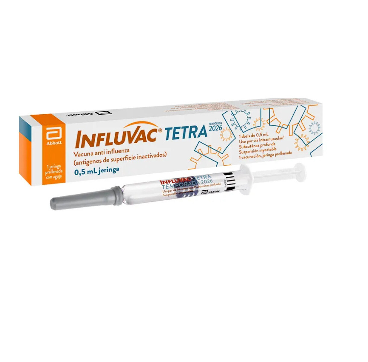 INFLUVAC TETRA VAC. ANTIGRIPAL JERINGA P 