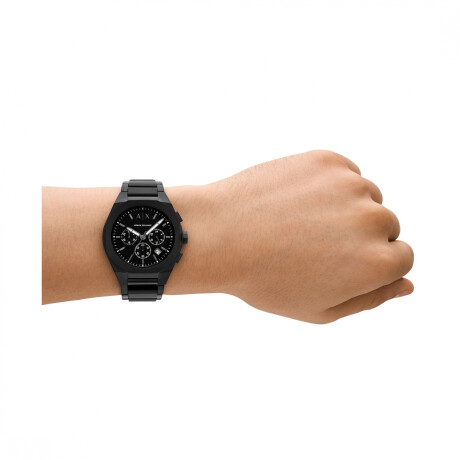 Reloj Armani Exchange Fashion Acero Inoxidable Negro 0