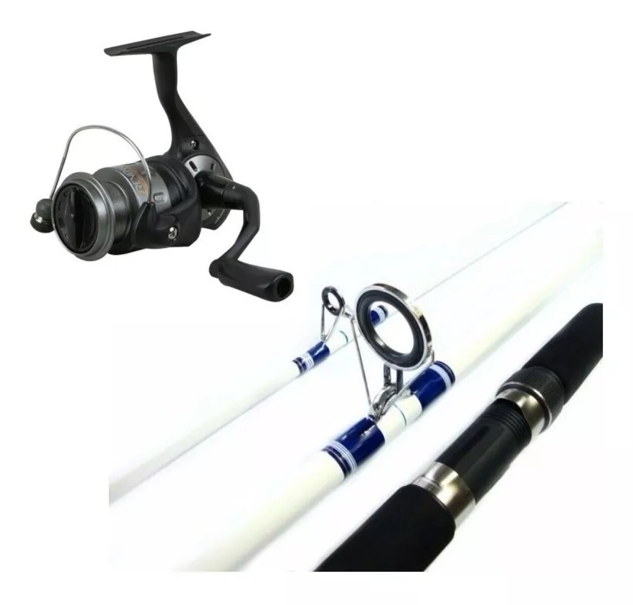 Combo Pesca Okuma 3,90 Mts 3 Tramos + Reel Okuma 