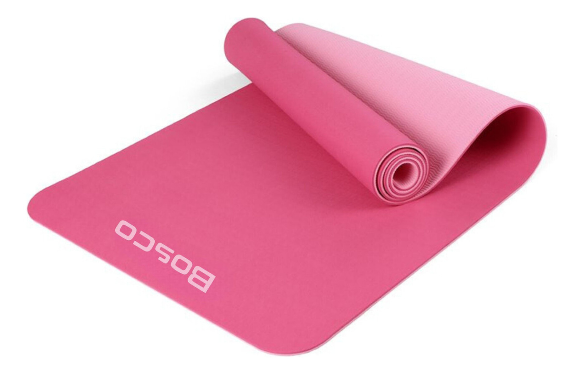 Mat Yoga Colchoneta 6mm Bolso Bosco Correa - Rosa 