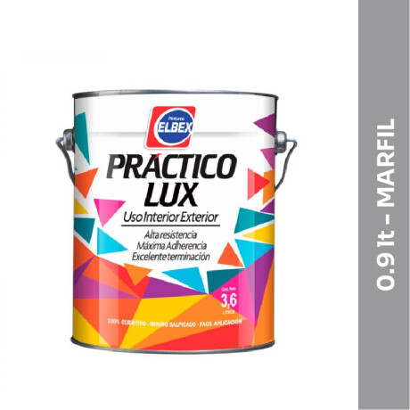 Esmalte Sintético Práctico Lux - Brillante - 0.9 lt Marfil