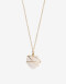 Cadena Corta con Dije Metal Cadena Dije Corazón - Dorado