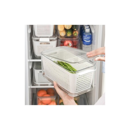 ORGANIZADOR ACRILICO C/CESTO Y TAPA 33,6X21,5X15,5CM ORGANIZADOR ACRILICO C/CESTO Y TAPA 33,6X21,5X15,5CM