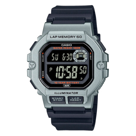Reloj Casio Resina Deportivo Negro 0
