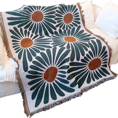 Cobertor Protector Funda Cubre Sillón Sofá Reversible 1.6x2M Verde