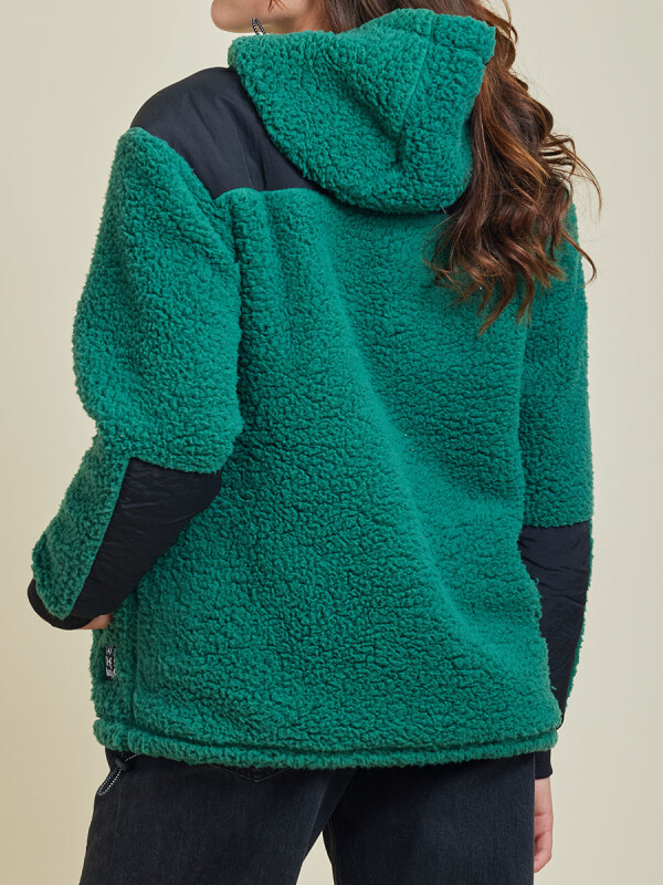 CANGURO S/C ELLES ( SHERPA ) RUSTY Verde