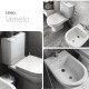 Juego De Inodoro Incluye Mochila, Tapa Cierre Suave Y Bidet BLANCO