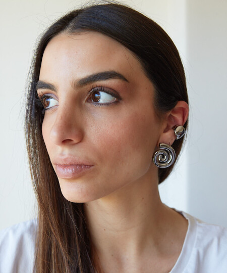 EAR CUFF SPACE SILVER