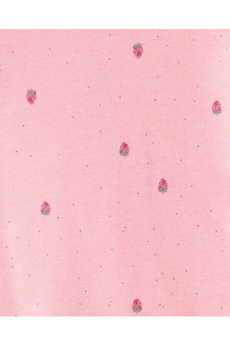 Pack cuatro bodies de algodón, diseño frutas Sin color