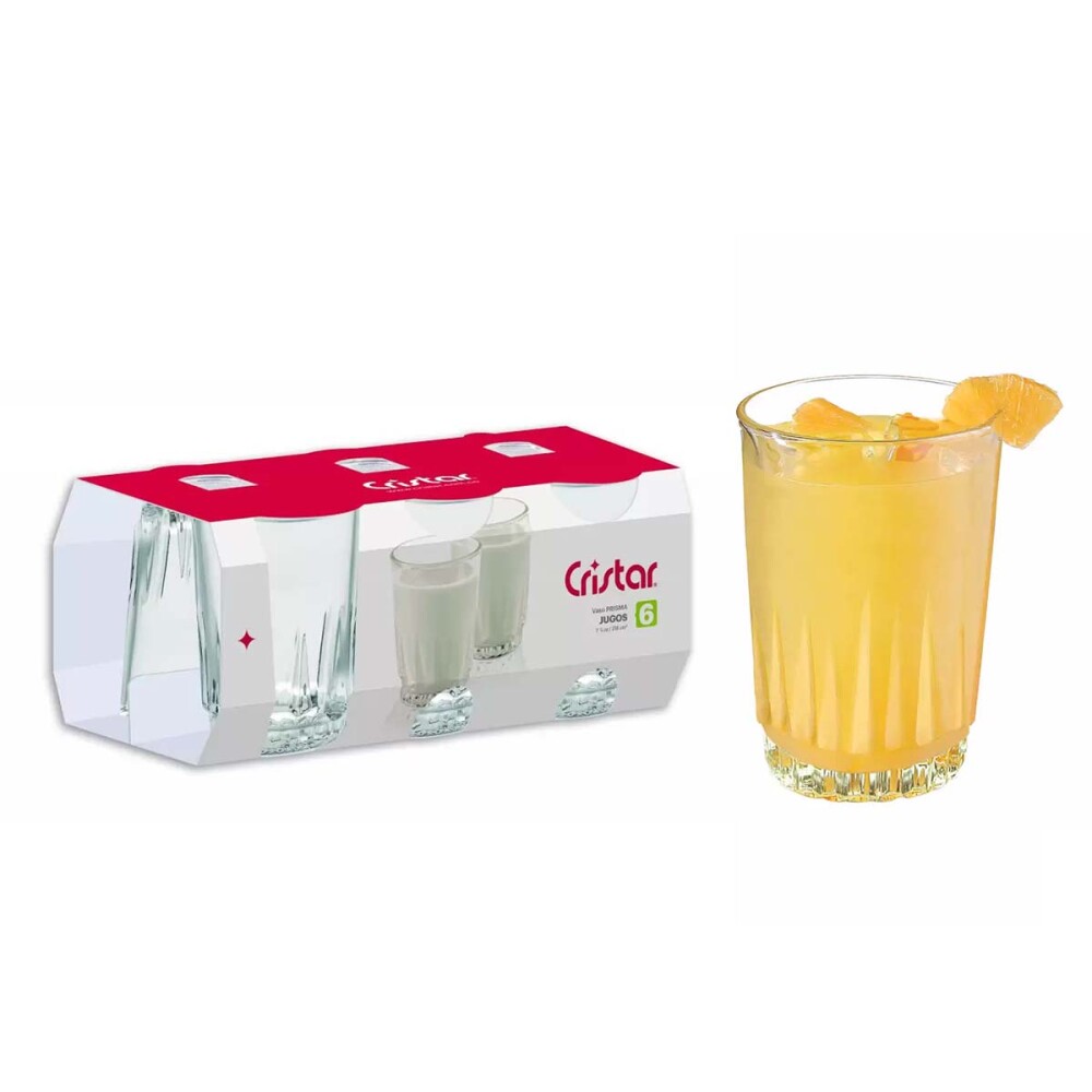 Set vasos Prisma x6 CRISTAR Set vasos Prisma x6 CRISTAR