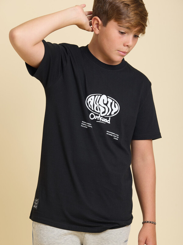 T-SHIRT AZORES TEEN RUSTY Negro