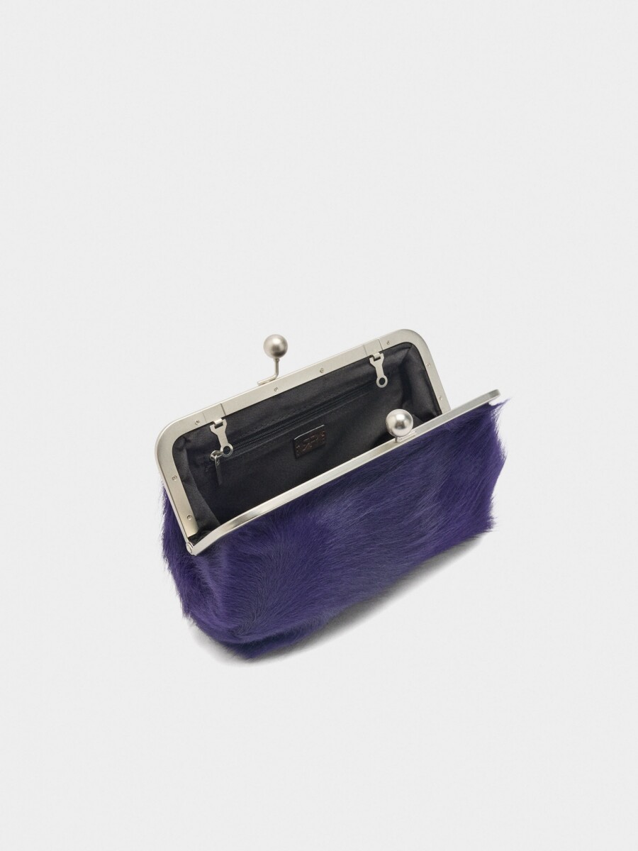 Bolso De Mano De Piel violeta