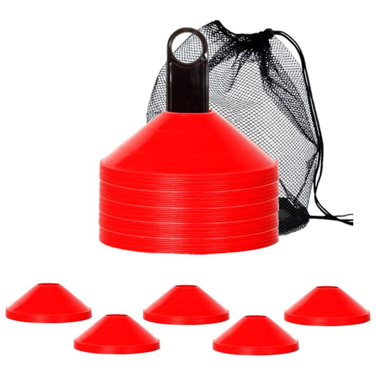 Kit de 20 Conos estilo Tortuga con Soporte y bolsa de regalo 